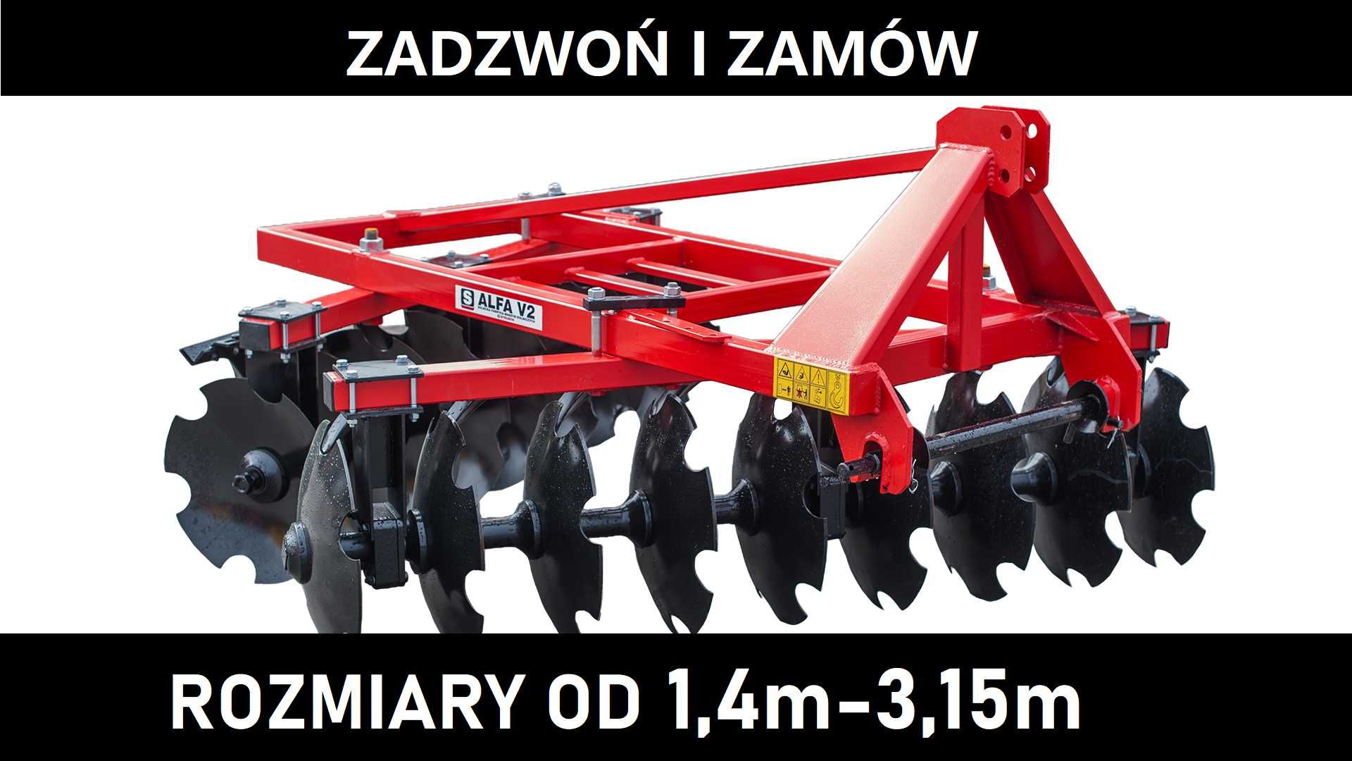 Brona talerzowa talerzówka STRUMYK / 1,4-3,15 ALFA V2 X4
