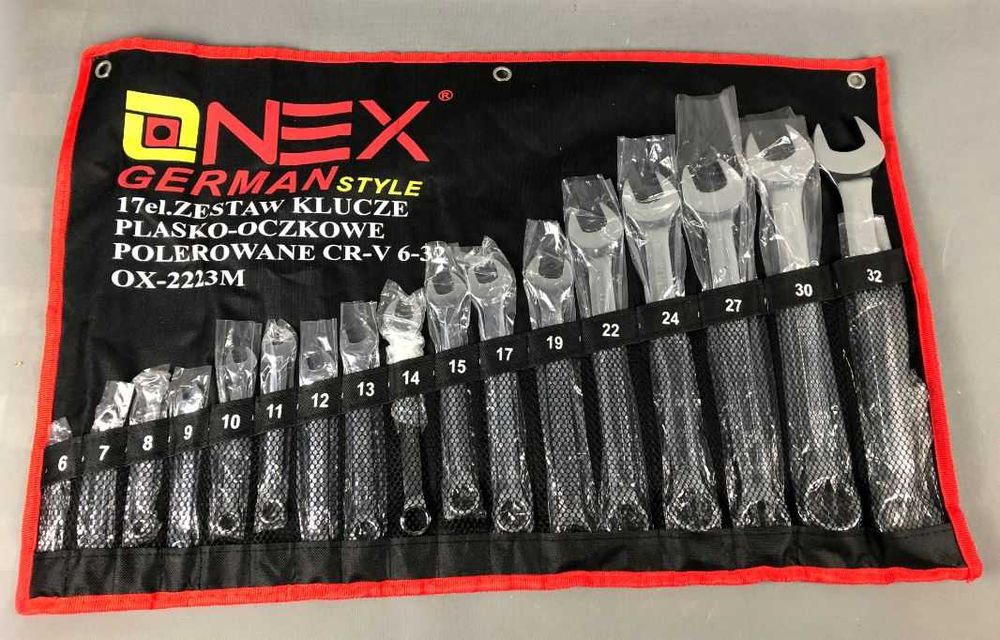 OKAZJA! PREMIUM Zestaw Kluczy Nasadowych 108 el. + Oczkowe 17 el. ONEX