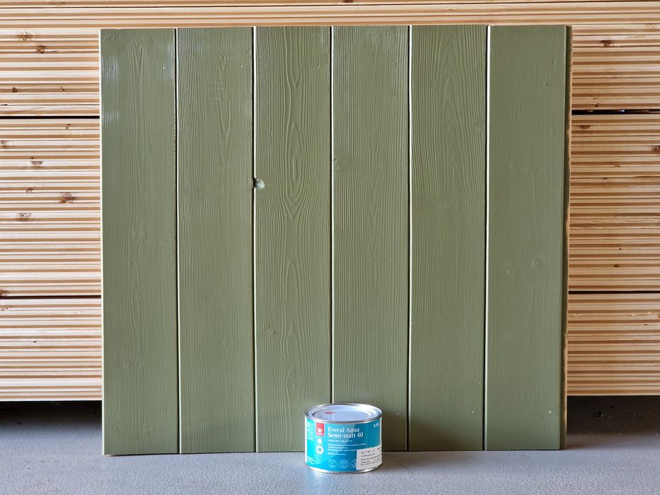Próbka koloru RAL6013 lub RAL6011 Tikkurila Everal Aqua Semi-matt 40
