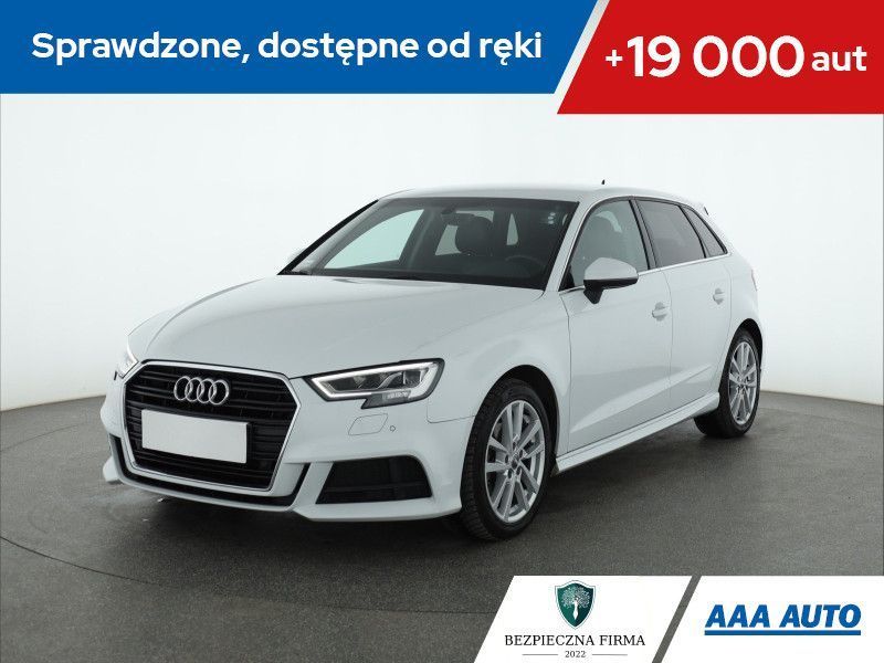 Audi A3 Sportback 1.5 TFSI S-Line , Salon Polska, Serwis ASO, Automat, Skóra, Navi,