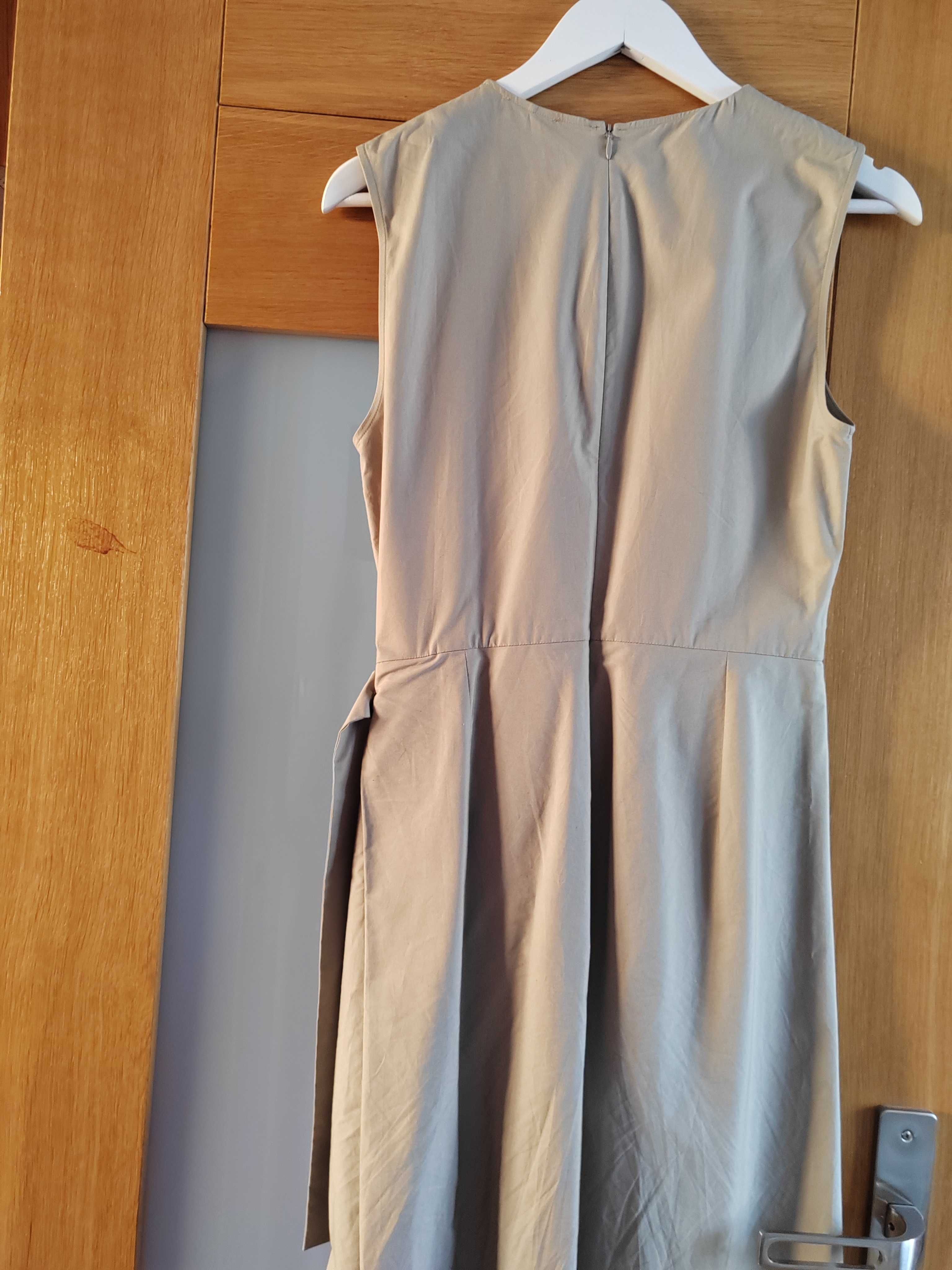 Sukienka z ozdobnym węzłem Massimo Dutti