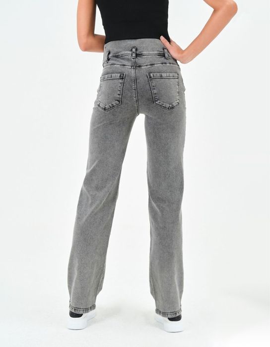 Джинси для вагітних Палаццо сірі