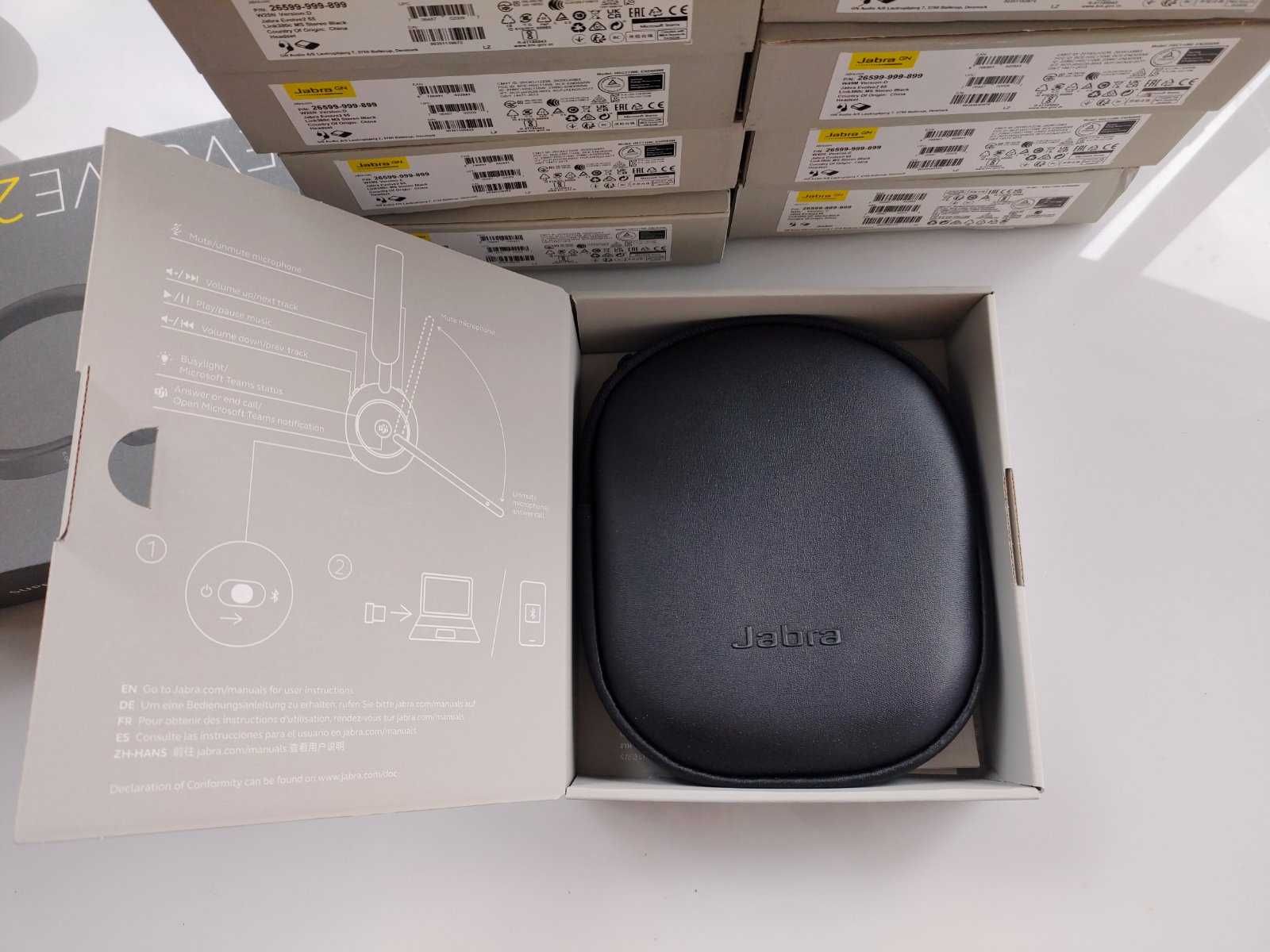 Професійна гарнітура Jabra Evolve2 65 для роботи на телефоні Нова 15шт