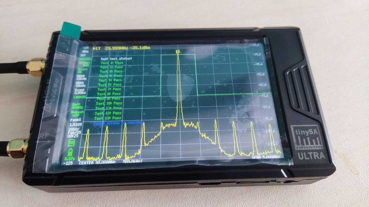 Аналізатор спектру TinySA Ultra 100kHz-5.3GHz