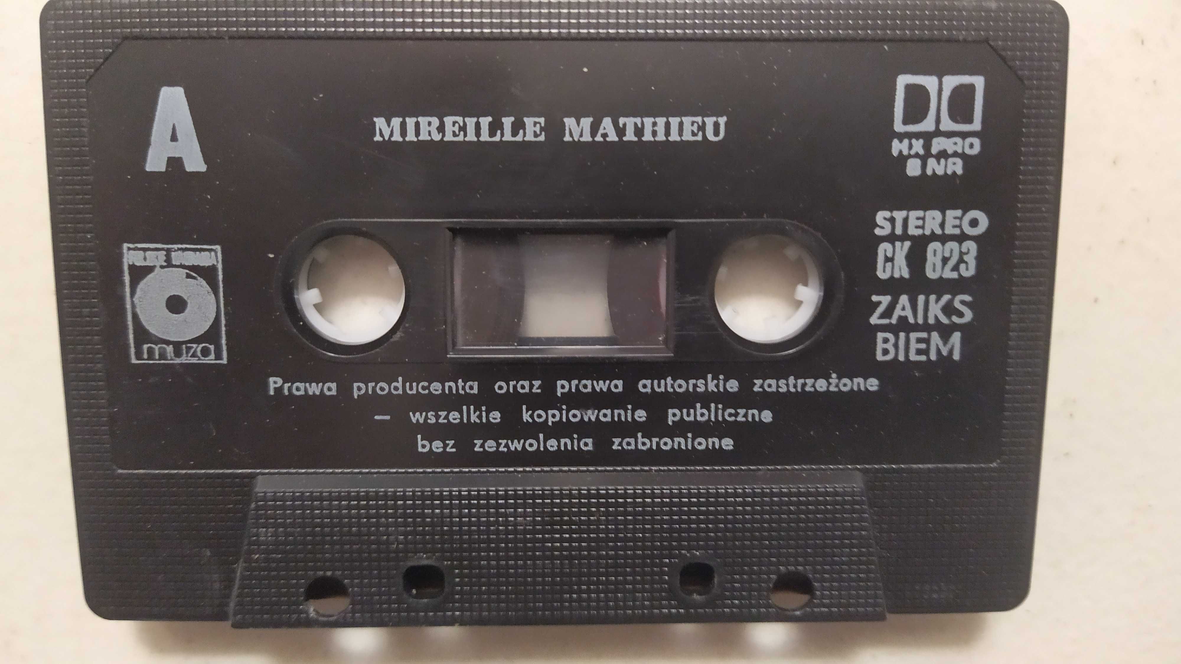 Mireille Mathieu Polskie Nagrania Muza kaseta MC