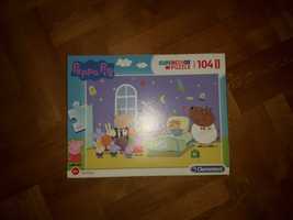 Puzzle świnka peppa 104