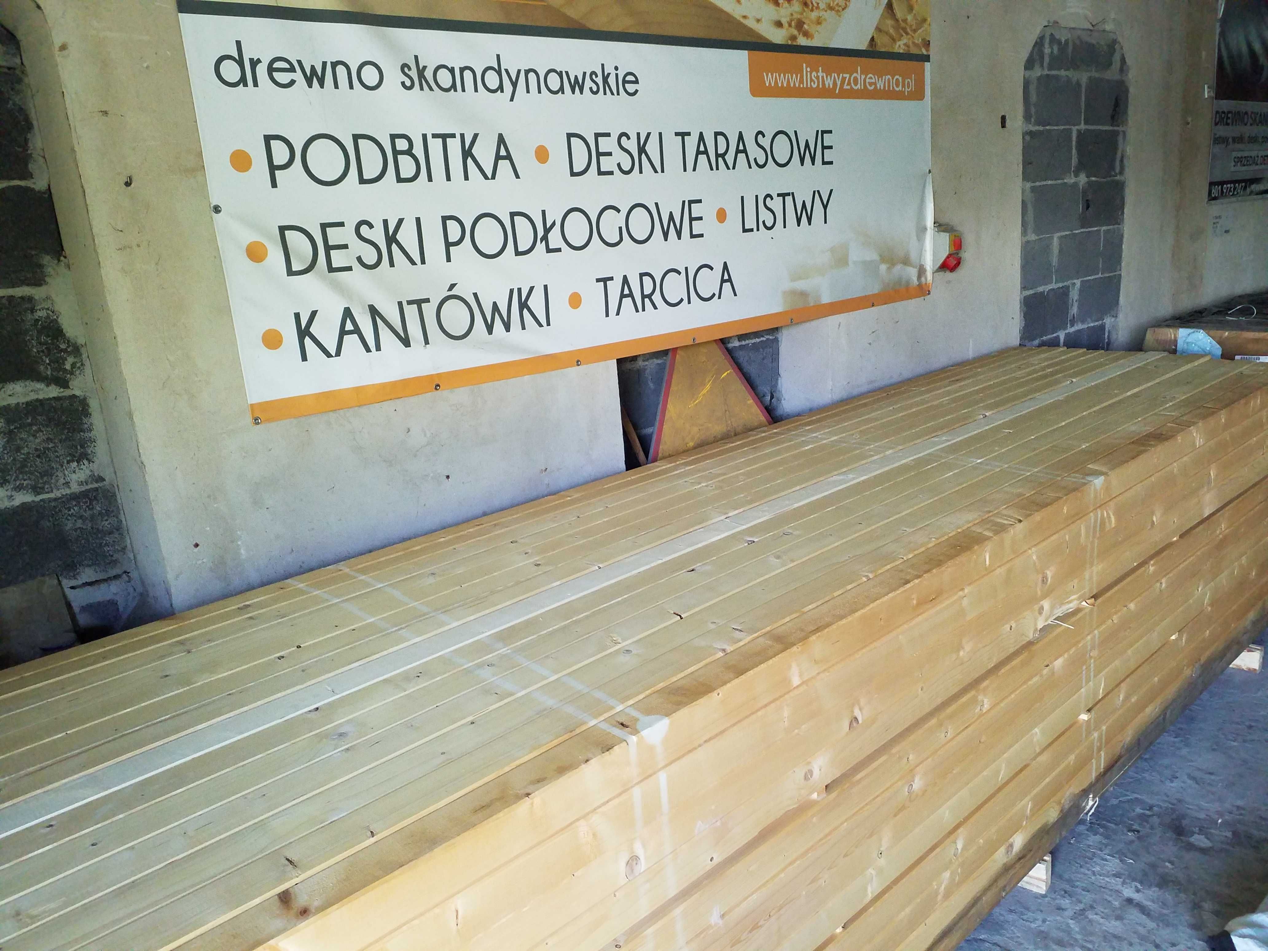 Kantówka 80x80 mm drewniana strugana heblowana  belka legar