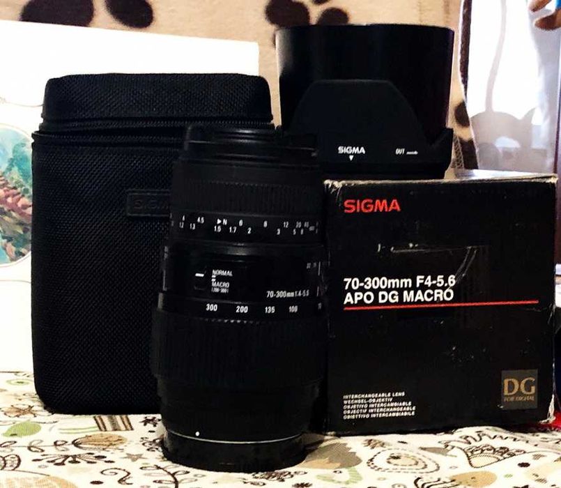 Объектив Сигма телевик Sigma dg AF 70-300 macro для Sony
