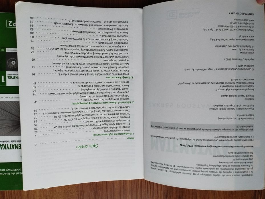 Matematyka 2 podręcznik i zbiór