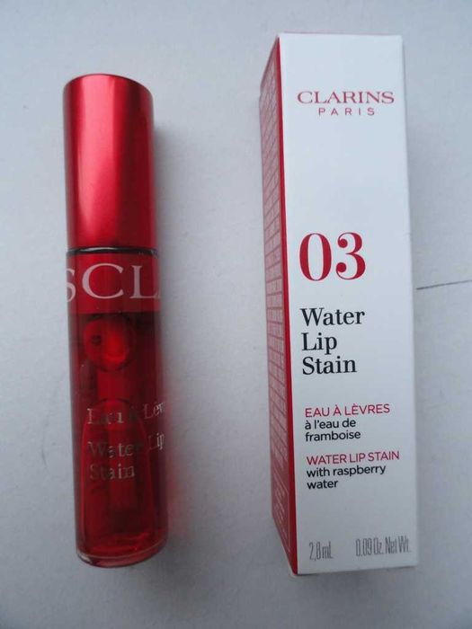 CLARINS - Water Lip Stain 03 - red water - 2,8 ml - pomadka w płynie