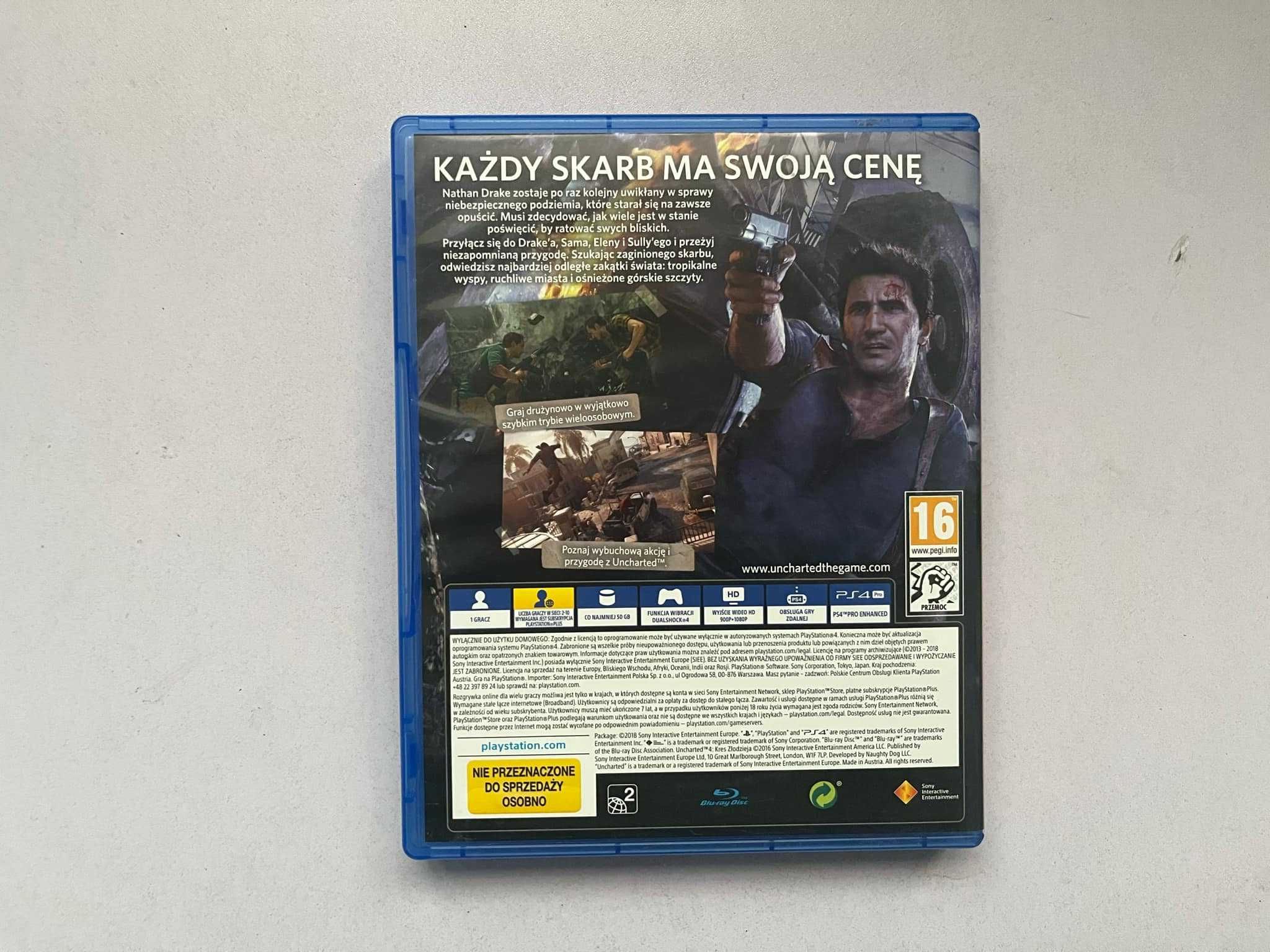Uncharted 4: Kres Złodzieja PS4