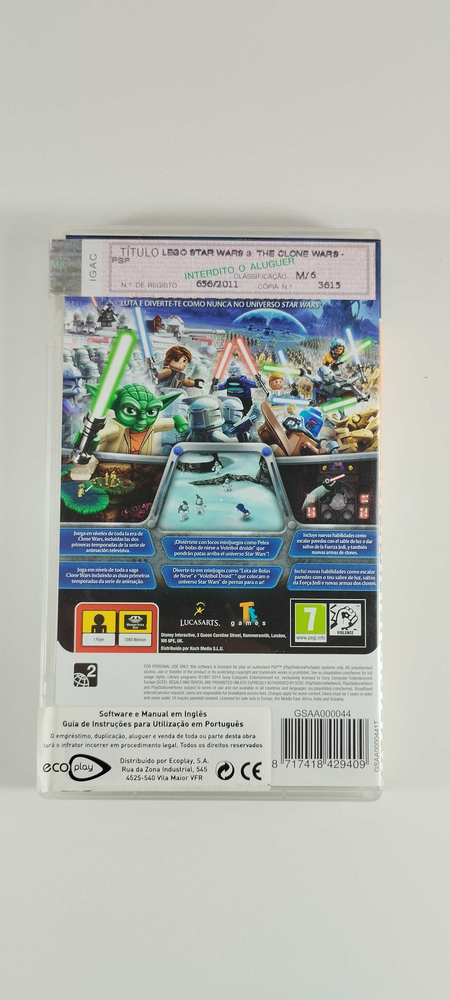 LEGO Star Wars III: The Clone Wars PSP Playstation Portable