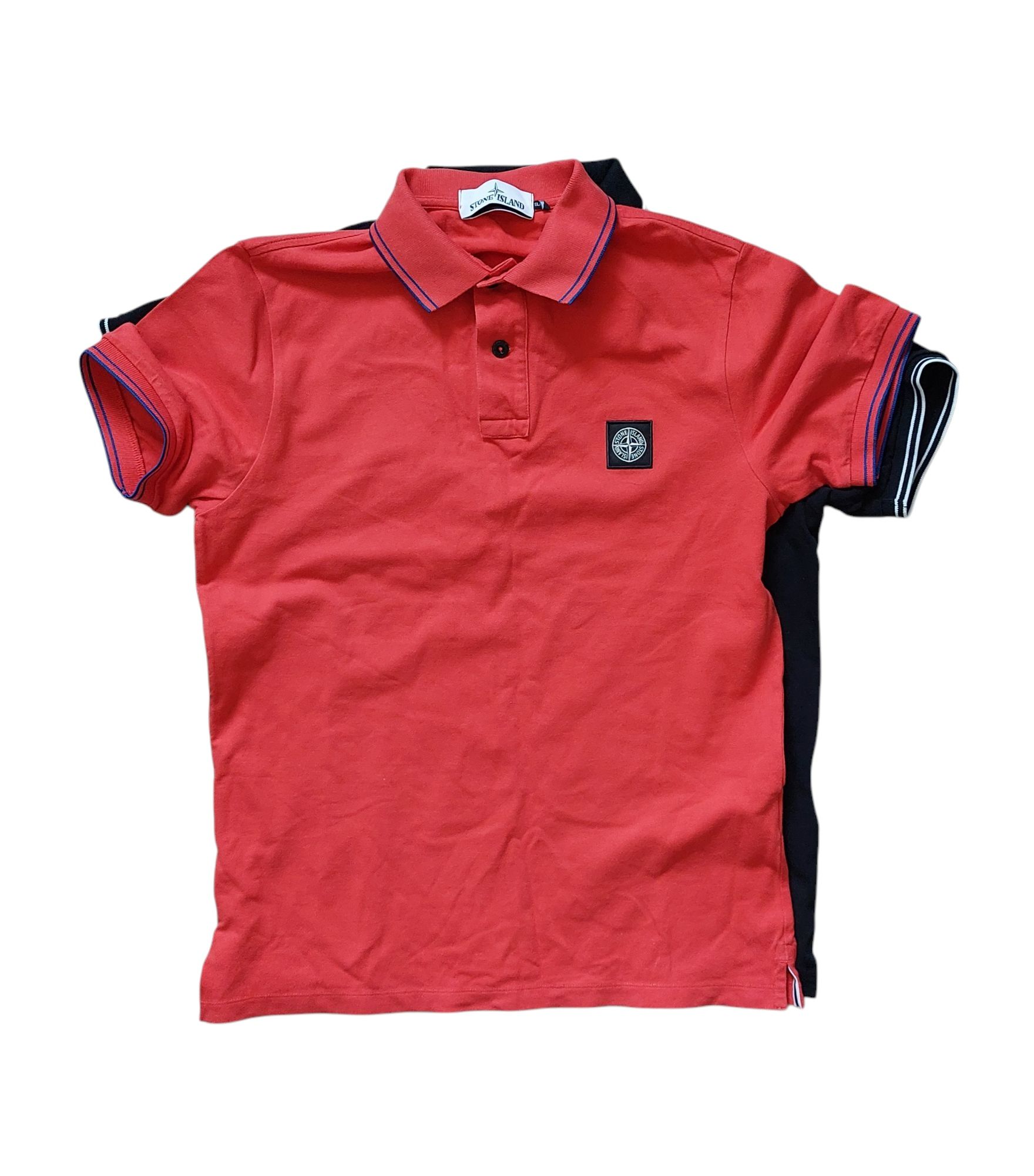 Stone Island 2szt nowe koszulki polo męskie r. M slim
