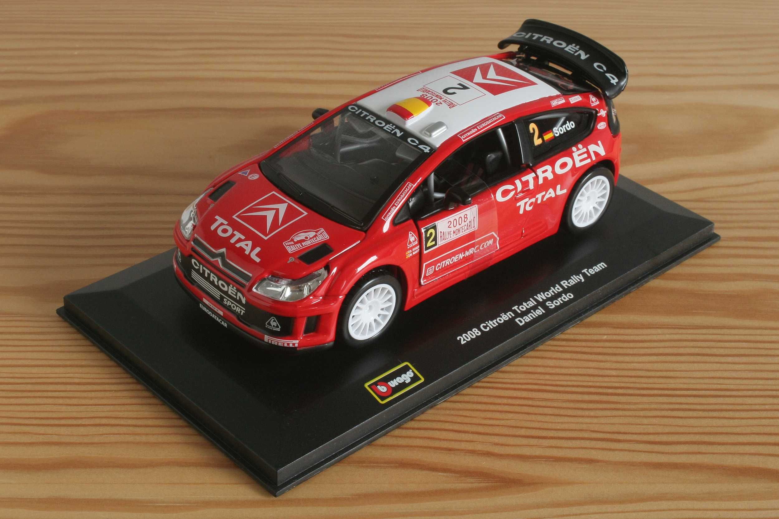 Zestaw 6 modeli 1:32  Bburago i Saico WRC (World Rally Championship)