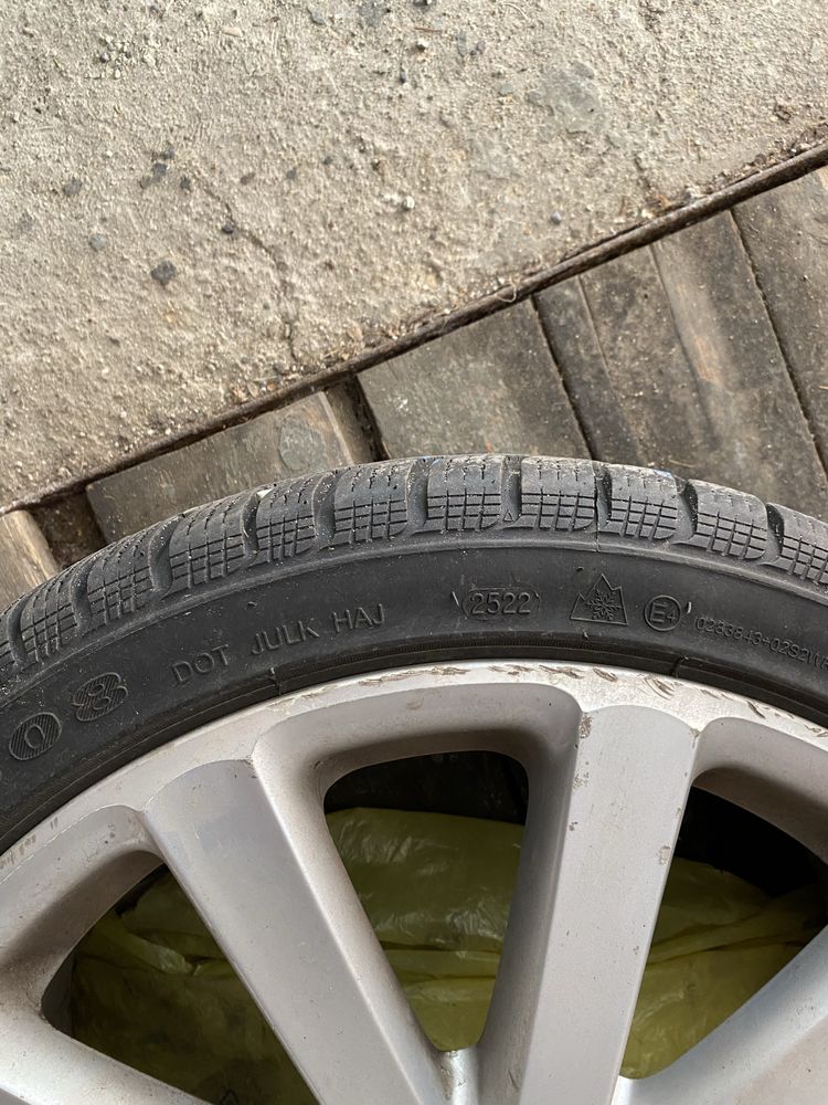 Felgi 18” Audi z oponami 225/40 R18 – komplet