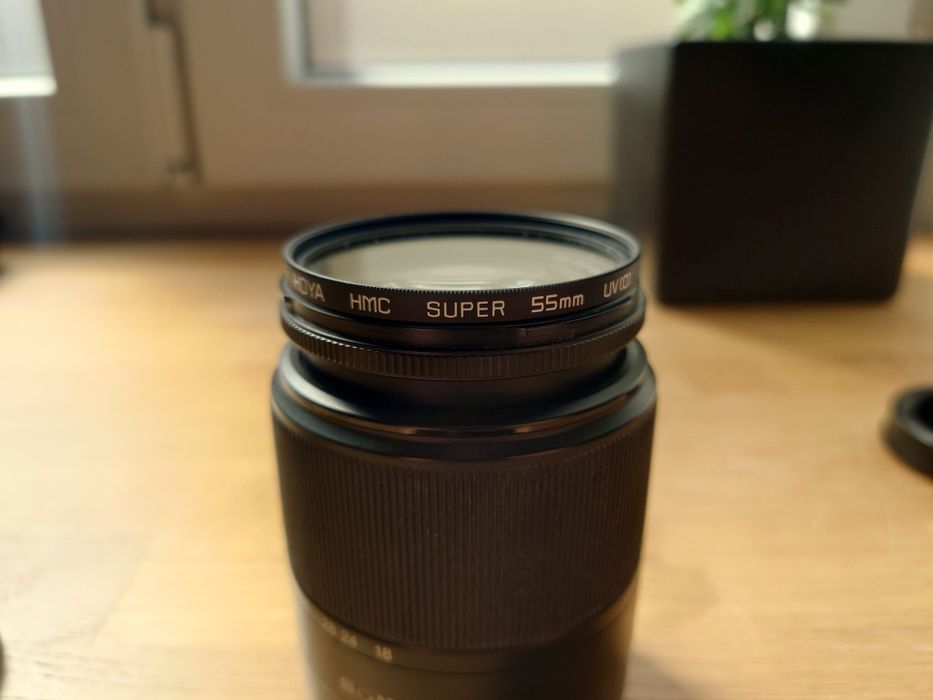 Aparat lustrzanka Sony Alpha A100 + obiektyw 18-70 + torba