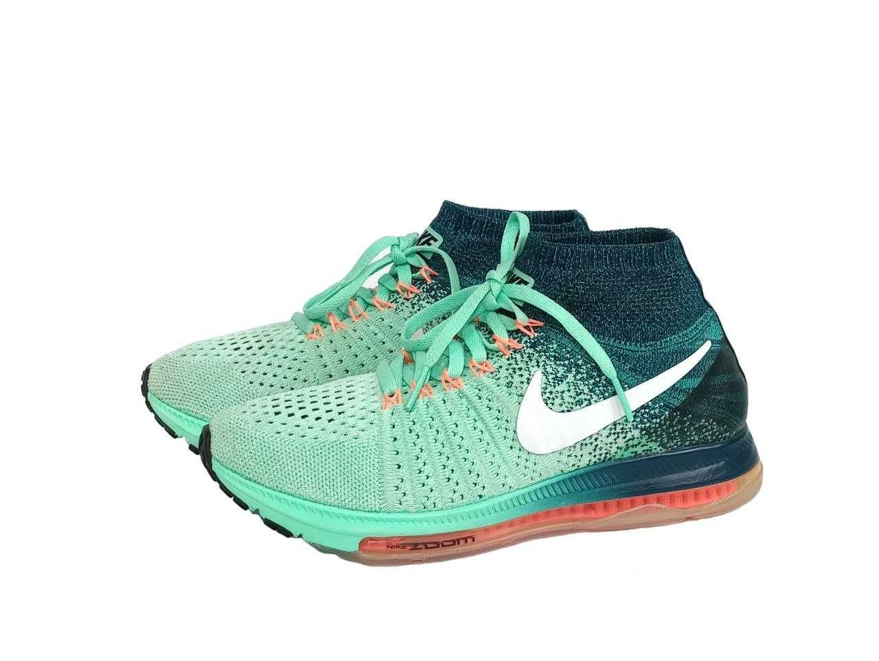 Женские беговые кроссовки Nike Zoom All Out Flyknit Green Оригинал