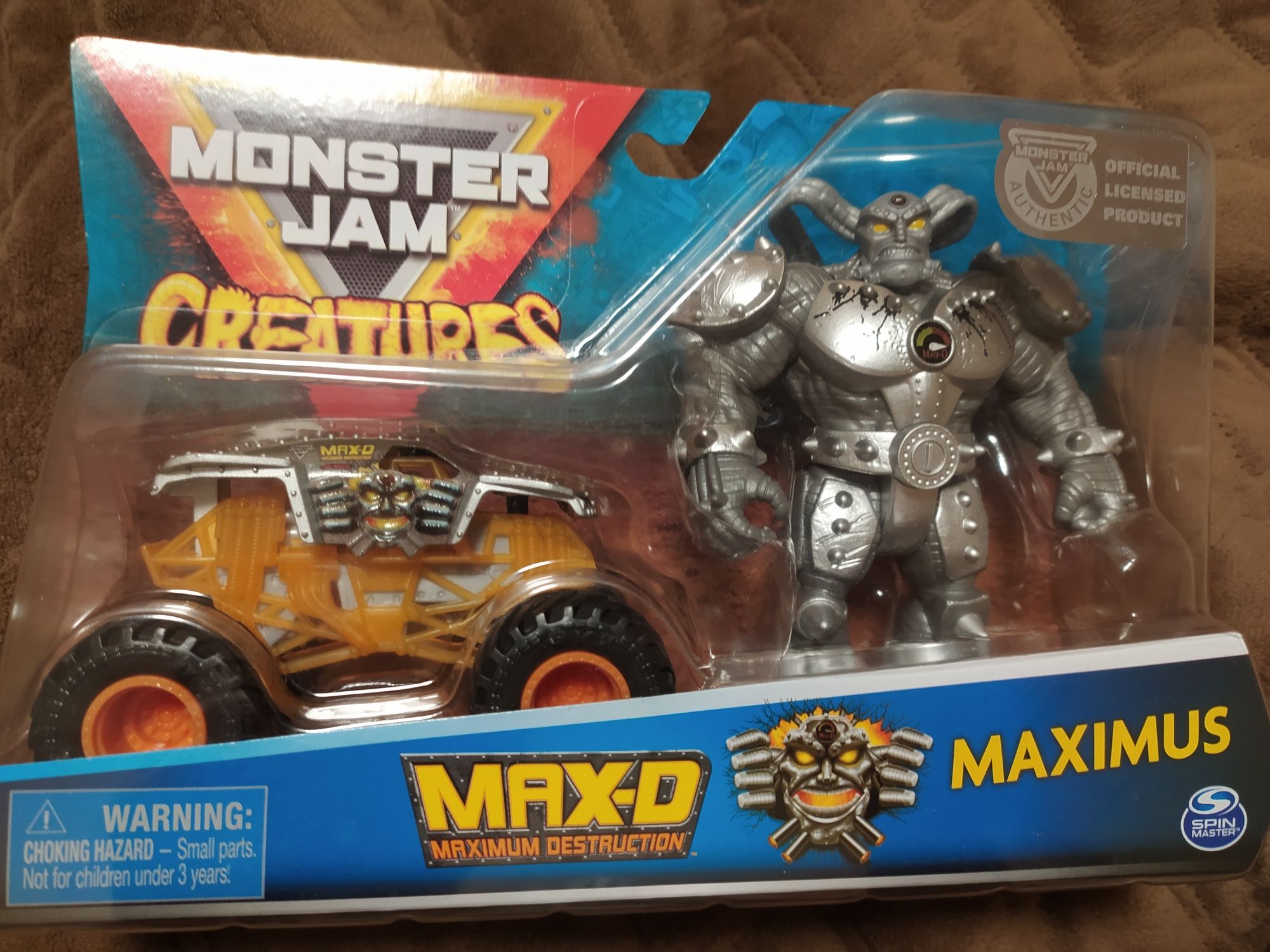 Ігровий набір Monster Jam, Monster Truck Max-D 1:64 and 5-Inch Maximus