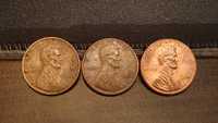 Monety 1 Cent USA 1976 - 78 - 88 Stany Kolekcjonerskie