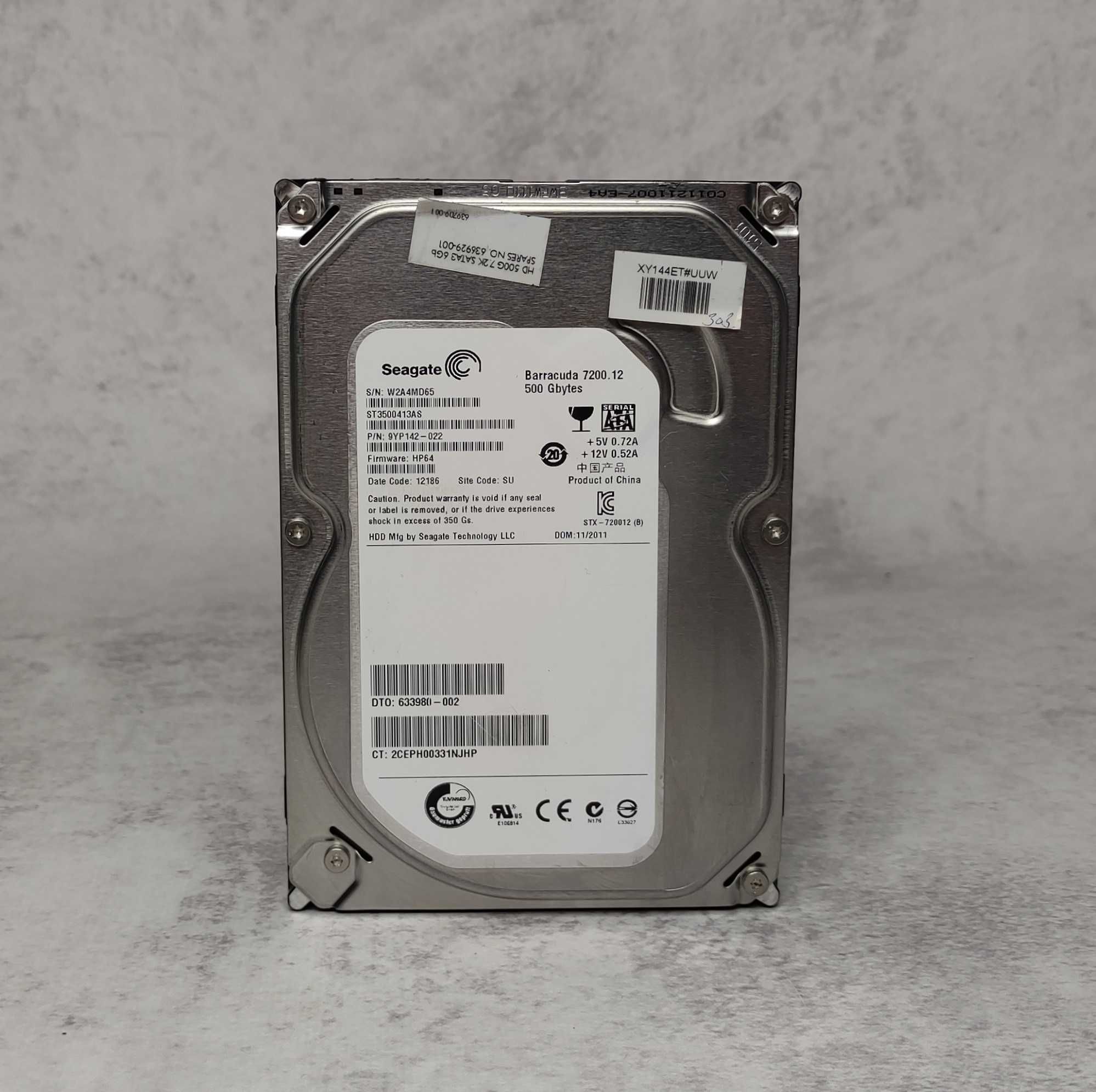 HDD 3.5 500GB | Жорсткий диск Western Digital Blue/Гарантія 12 міс