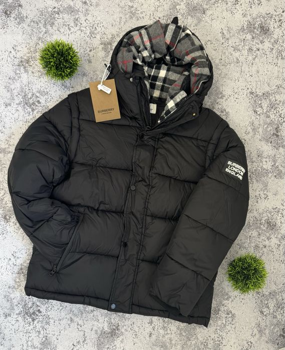 Новинка‼️ Куртка пуховик  burberry nylon down jacket жилетка