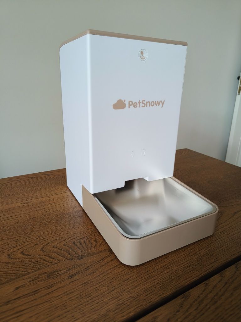 Dispensador automático de comida para animais PetSnowy (Novo, com gara