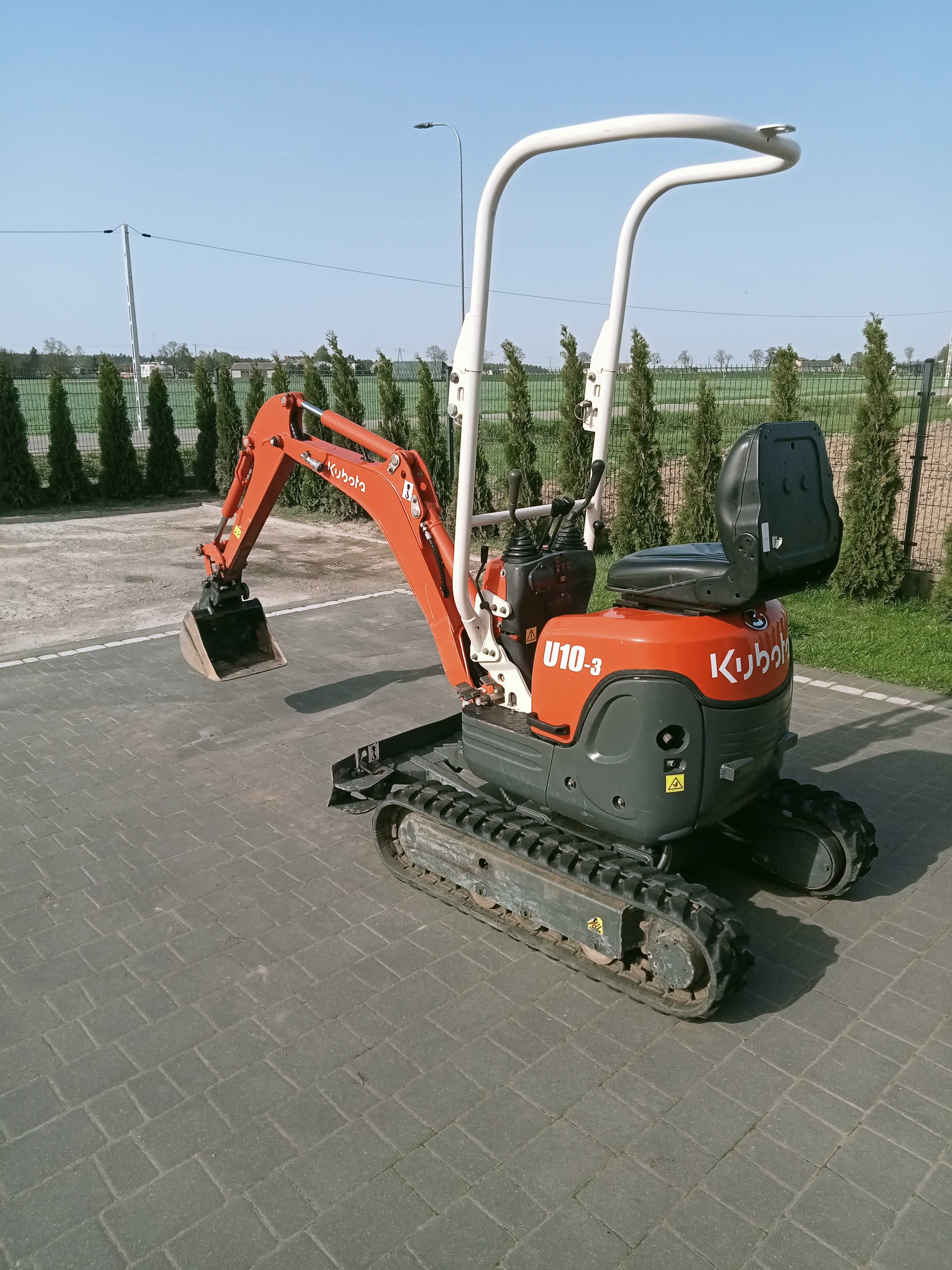 Kubota u10-3 minikoparka