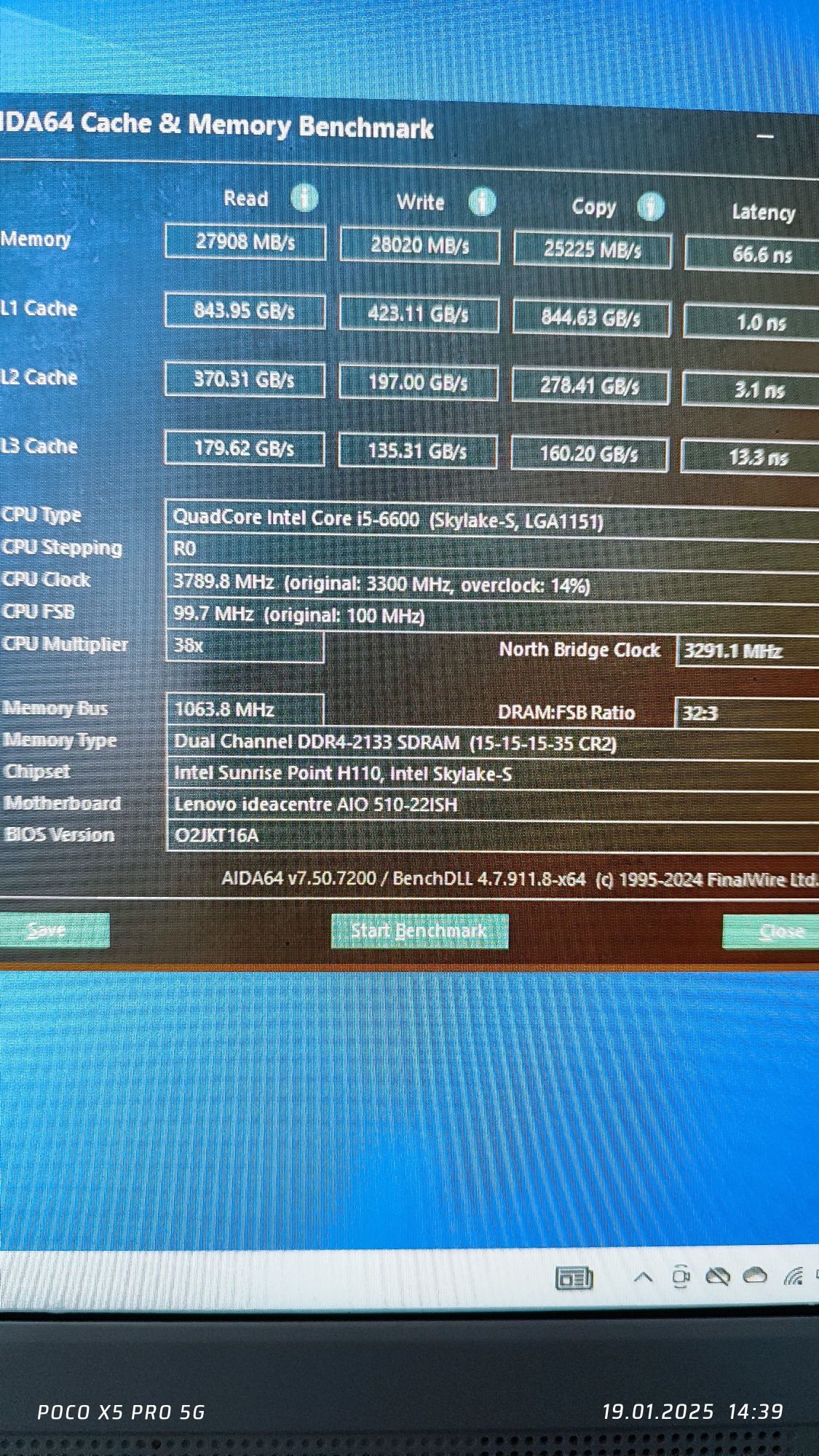 Моноблок AIO Lenovo - 510- ISH