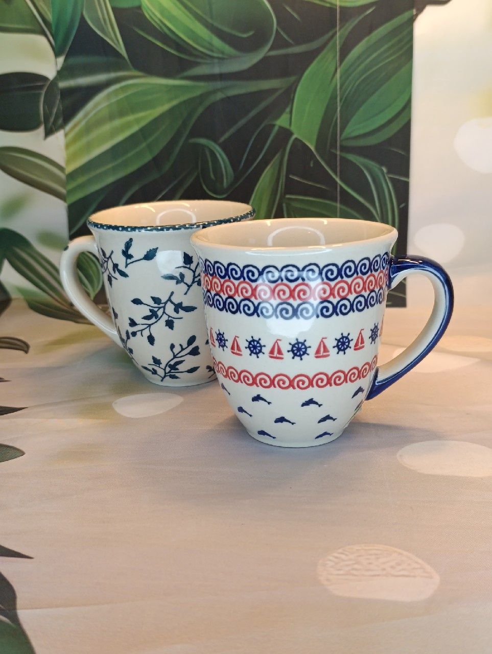 *Bolesławiec Kubek ceramiczny Mars 500ml dwupak ceramika Bolesławiec