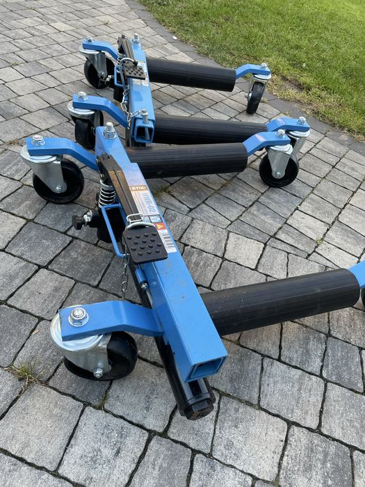 Rolki wózki transportowe z podnośnikiem 680 kg koła 10