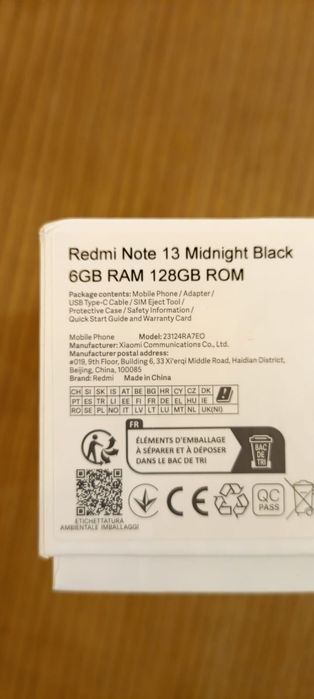 Xiaomi Redmi note 13