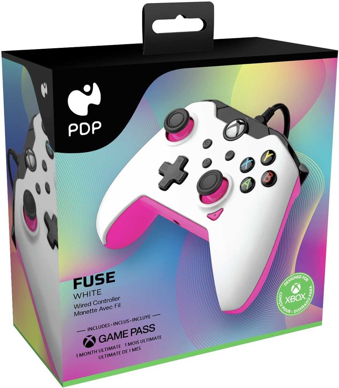 PDP Xbox Series PC Pad przewodowy Fuse White - Xbox One