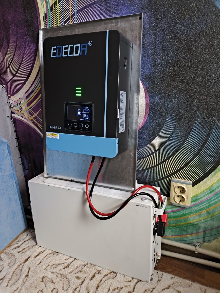 ИБП Lifepo4 48v 6200w батарея 5kw/h АВР автоматика