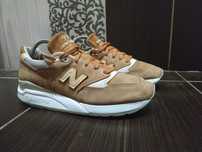 Мужские кроссовки new balance 998 curry made in usa
