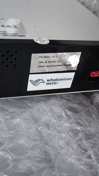Whatsminers M63+  (446TH) Novo - 2 unidades disponiveis