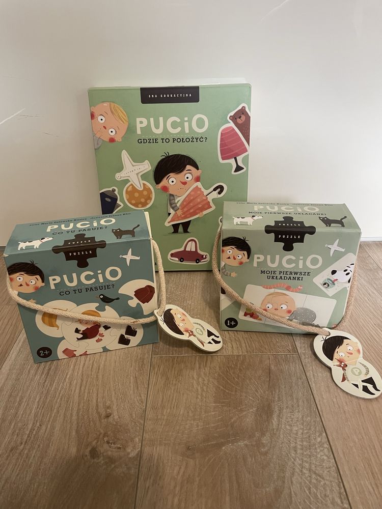 Puzzle Pucio - komplet 3 - okazja