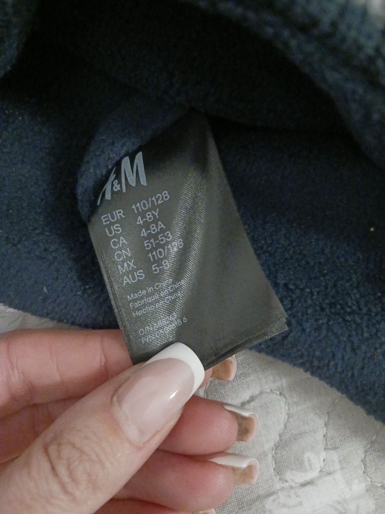 Zestaw czapka komin h&m 110/128