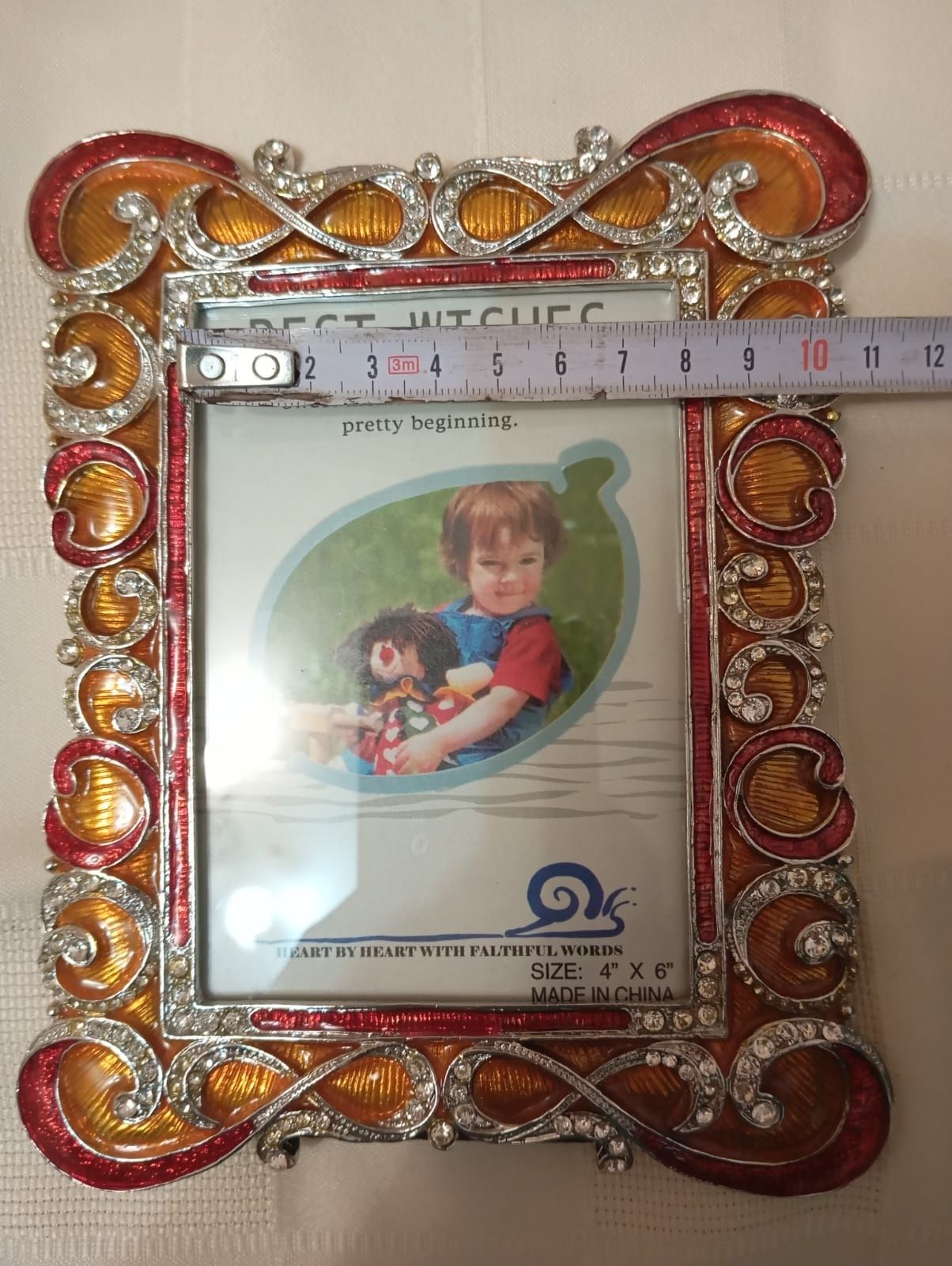 Фоторамка нова 9*13 ( металева)