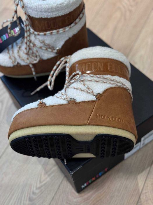 MOON BOOT ICON FAUX нубуку-тедді / Мунбутси Снігоходи Снегоходы Дутики