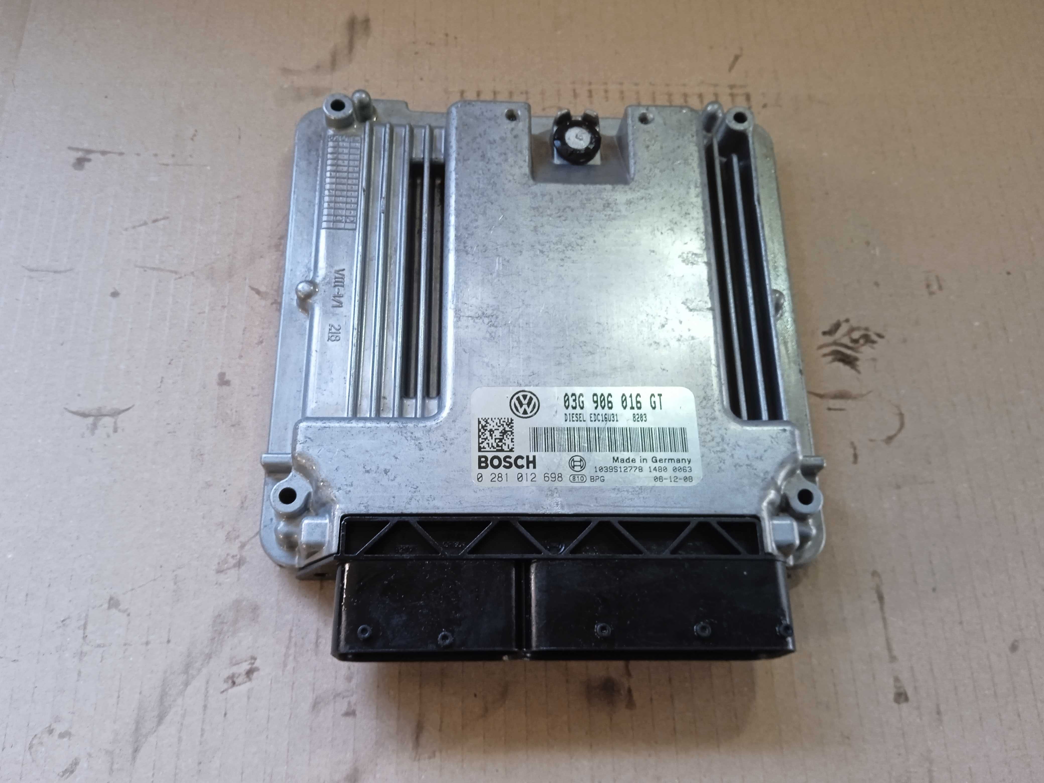 Skoda suberB 2,0 tdi sterownik komputer silnika 03g906016gt