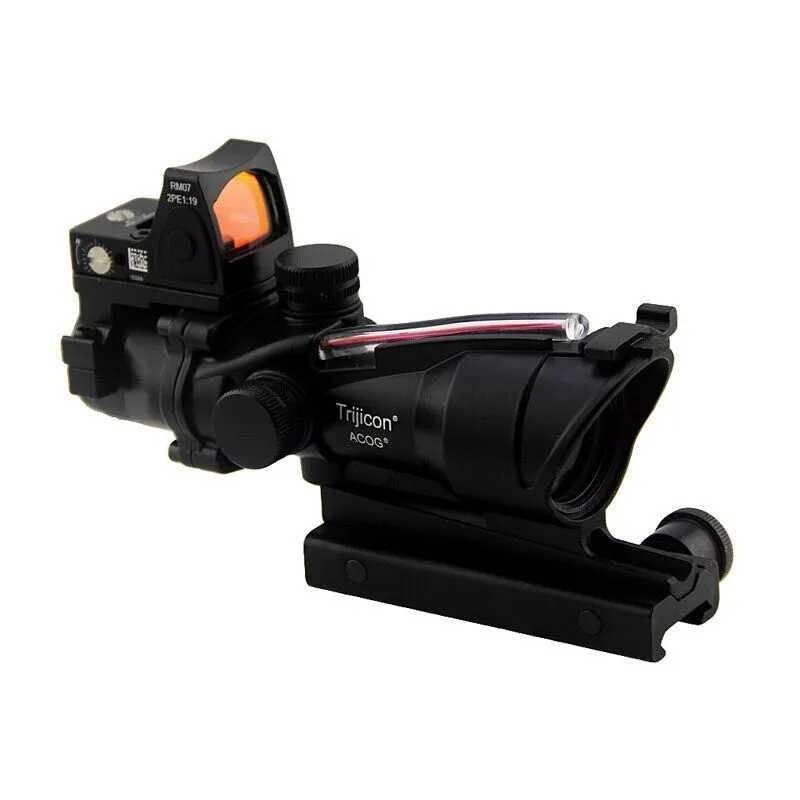Оптический прицел TRIJICON ACOG 4x32 Red с мини коллиматором RMR USA