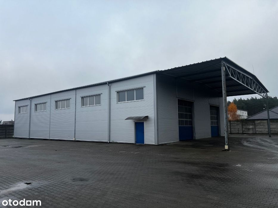 Hala magazyn 630m2+wiata 120m2 6m wysoka, przy S10