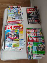 Czasopisma komputerowe PC Format, komputer świat z lat 2006 do 2009