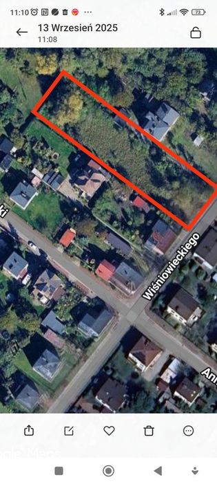 Działka 2153m² w centrum, asfaltowy dojazd