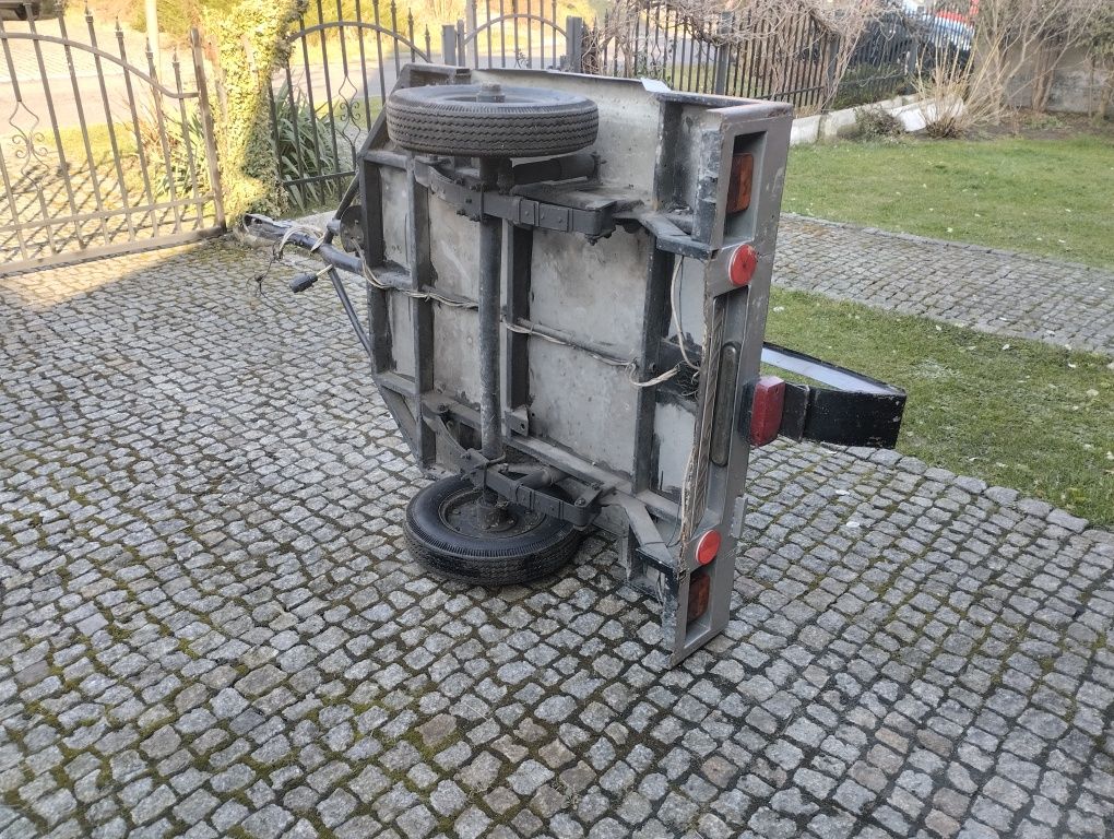 Przyczepka do przewozu motocyklu np typu trial