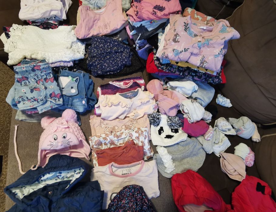 Mega paka ubranek dla dziewczynki rozm. 86 /92