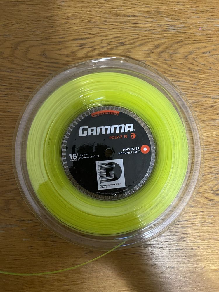 Naciąg tenisowy Gamma Poly-Z 16 (200 m)