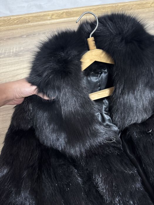 Шуба норкова чорна