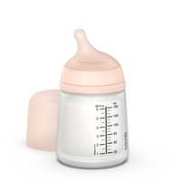 Suavinex, Butelka silikonowa dla niemowląt Zero Zero Anti-Colic, 0+