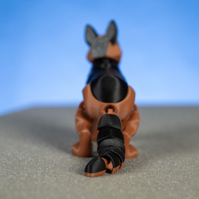 Figurka owczarek niemiecki wydruk 3D duża